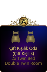 ift Kiilik Oda (Double Twin Room)